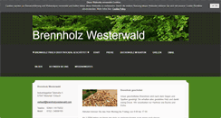 Desktop Screenshot of brennholzwesterwald.com